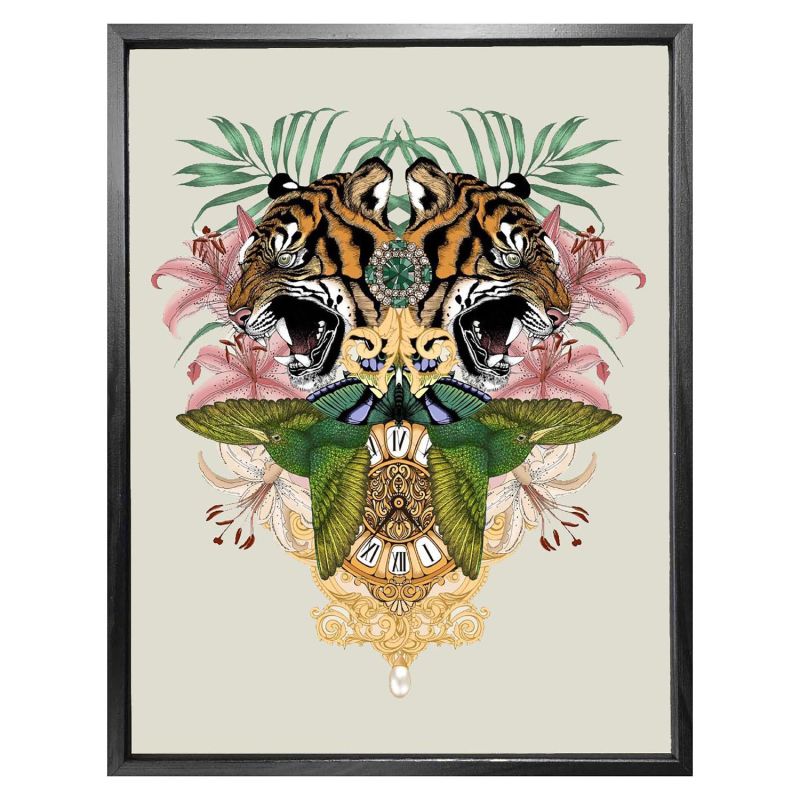 Antique Baroque Tiger Fine Art Print - A4 image