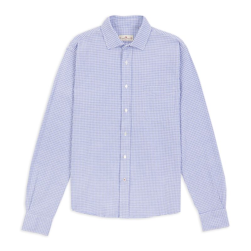 Seersucker Shirt - Gingham Blue image