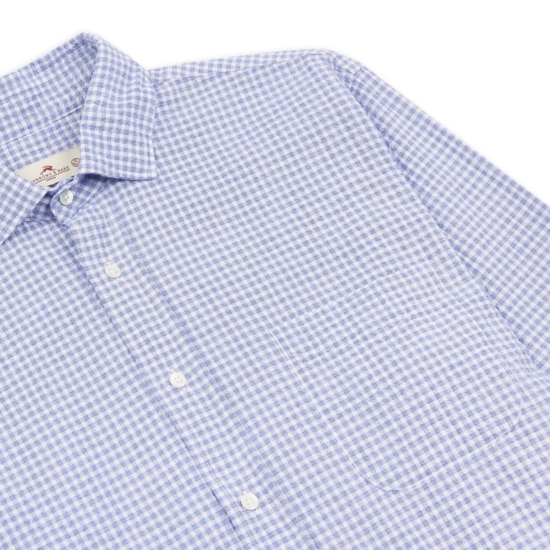 Seersucker Shirt - Gingham Blue image