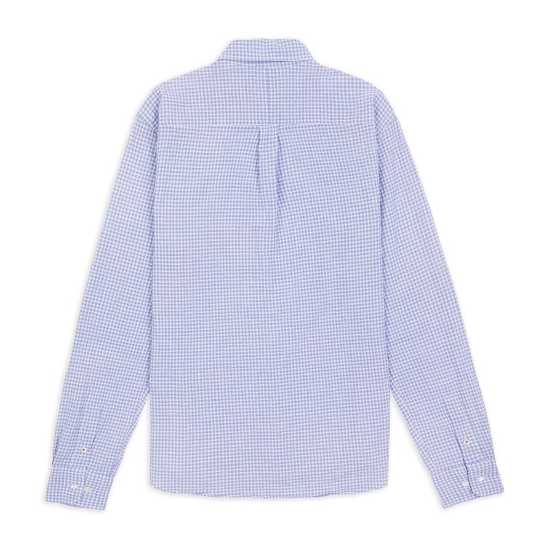 Seersucker Shirt - Gingham Blue image