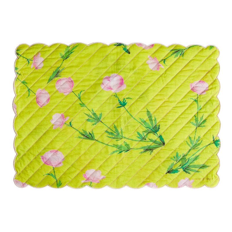 Quilted Cotton Placemat - Yellow Multi image