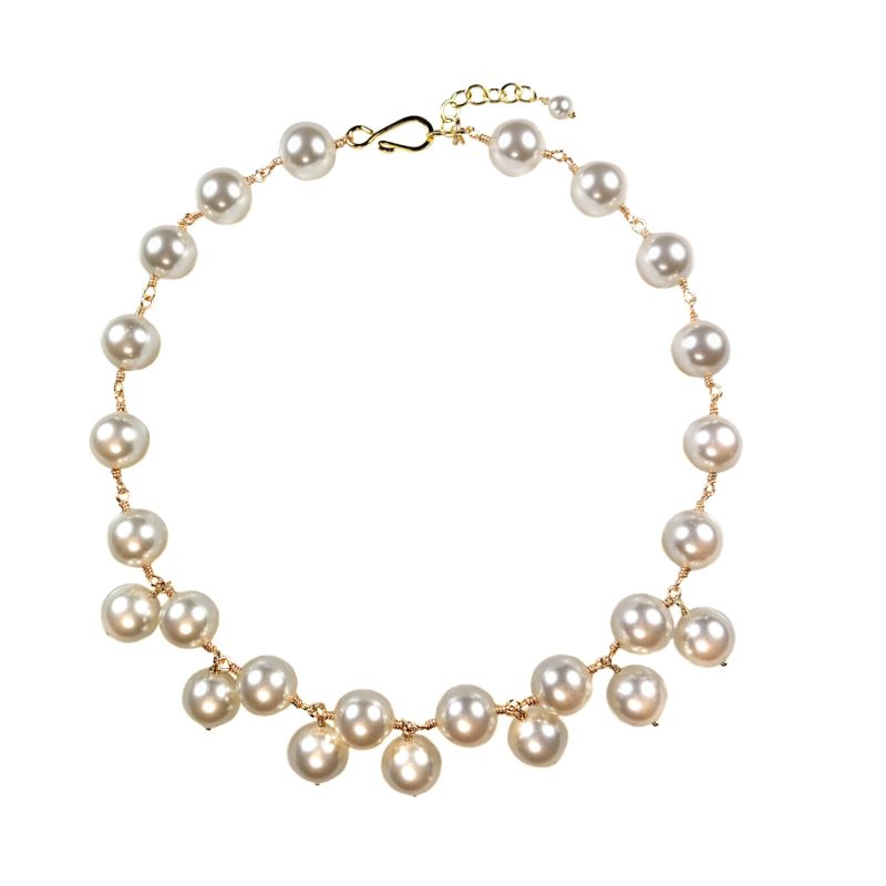 Selene Crystal Pearl Necklace image