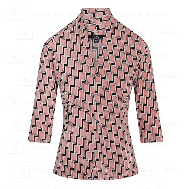 Sensual Geometric Pink Top image