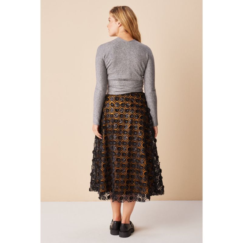 Sequin Embellished Midi Skirt image