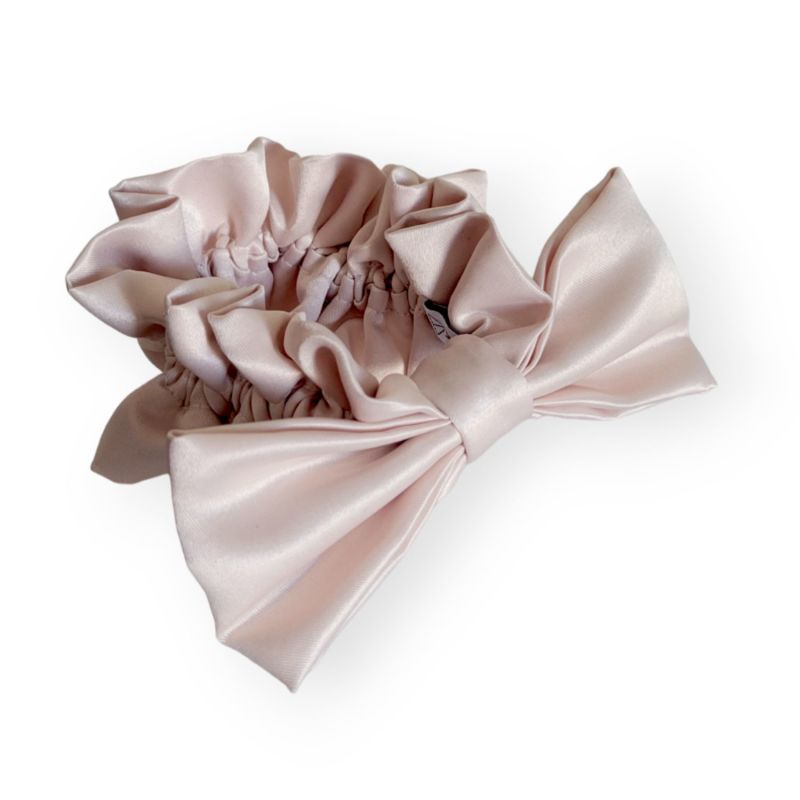 Serena Scrunchie - Pink Champagne Satin image