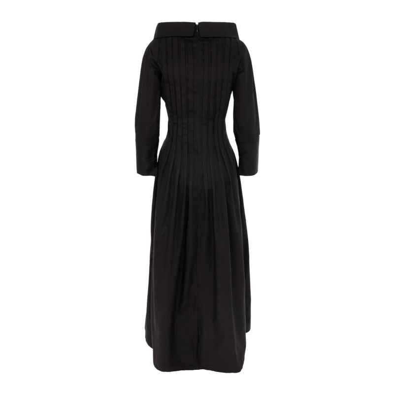 Seya - Organic Cotton Long Dress In Black image