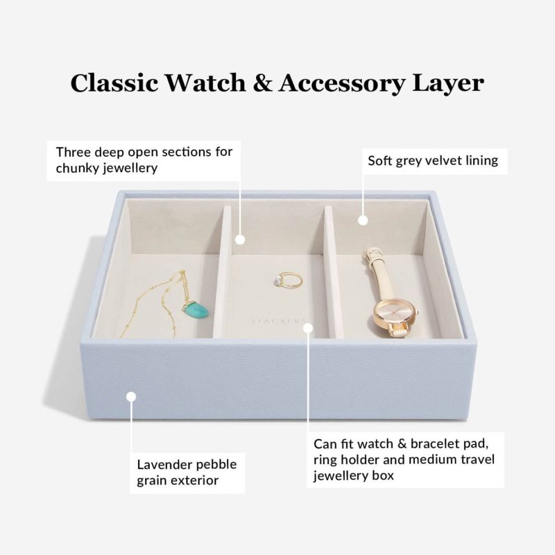 Lavender Classic Jewellery Box Set Of 4 image