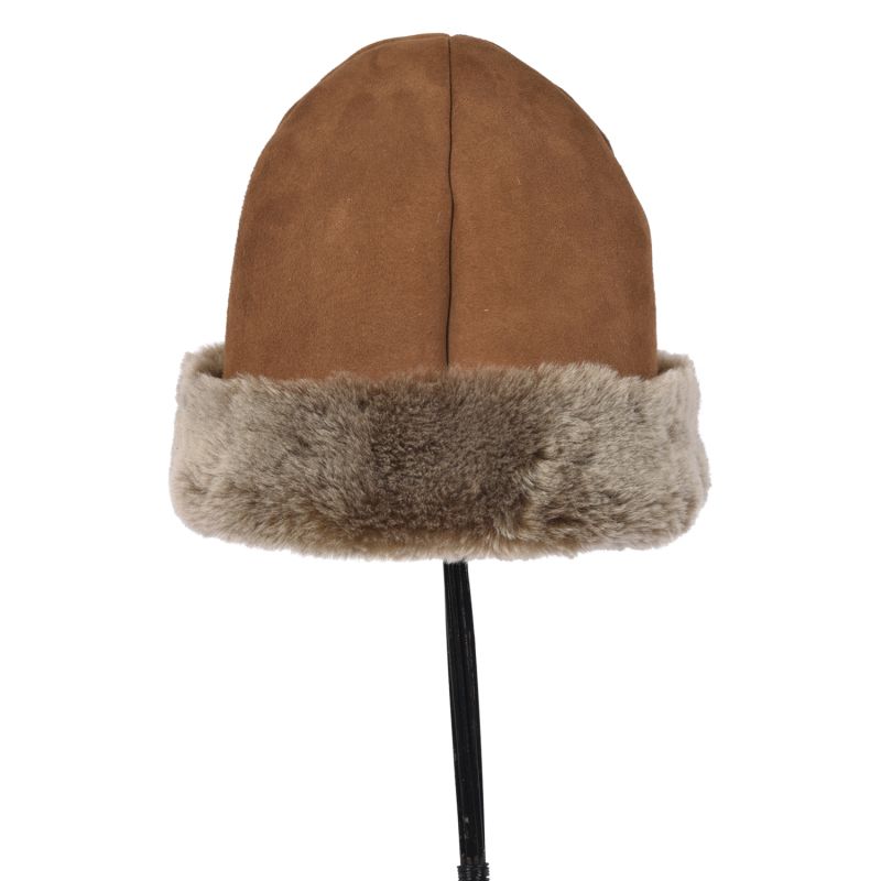 Sheepskin Beanie Ottoman Tan Deane By Owen Barry image