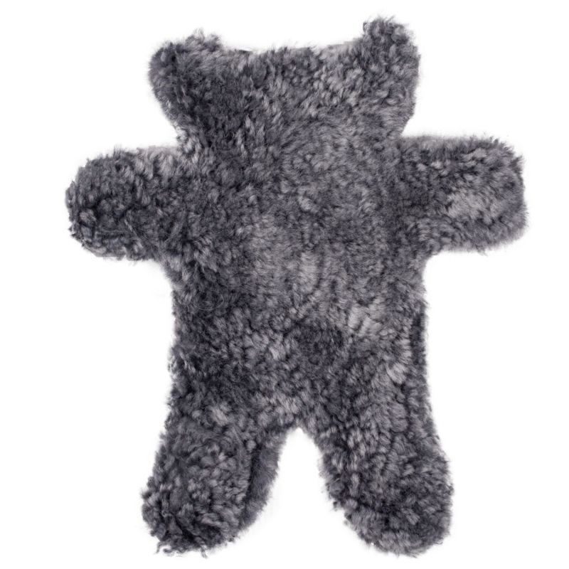 Sheepskin Hot Water Bottle Cover Flat Eric Jr. - Swedish Silvergrey image