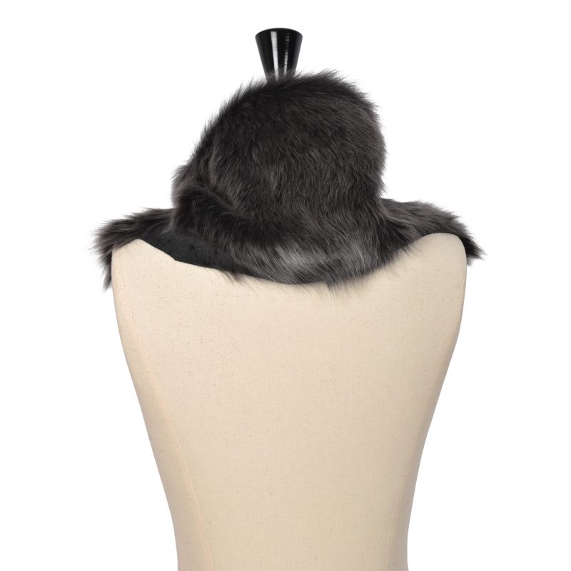 Sheepskin Shrug Black Briza Ailsa Wrap image