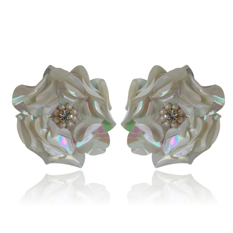 Shell Camellia Studs image