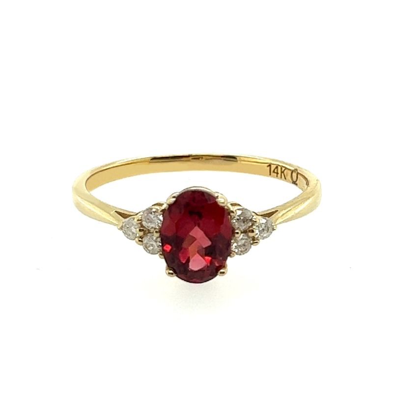 Artemis Gold & Garnet Ring image