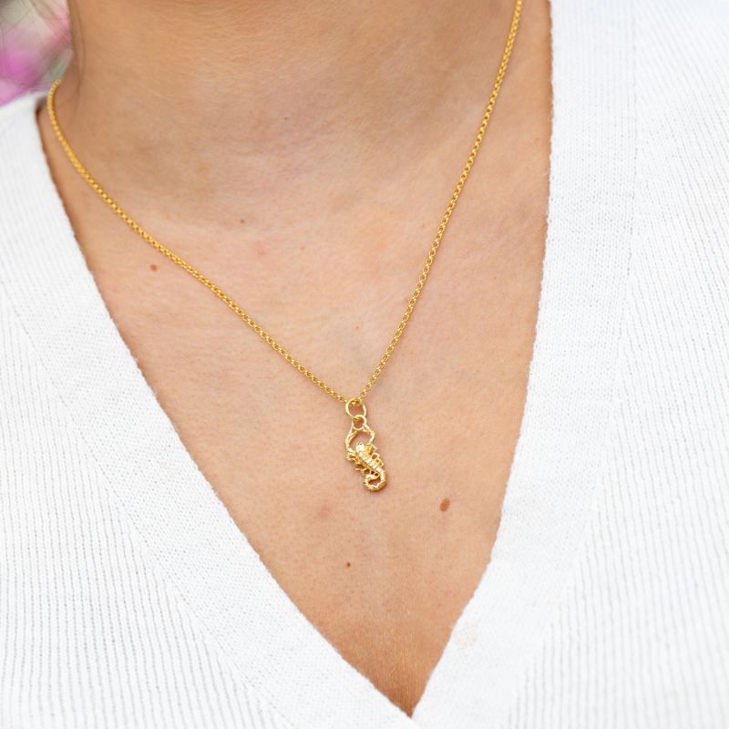 Gold Scorpion Necklace image