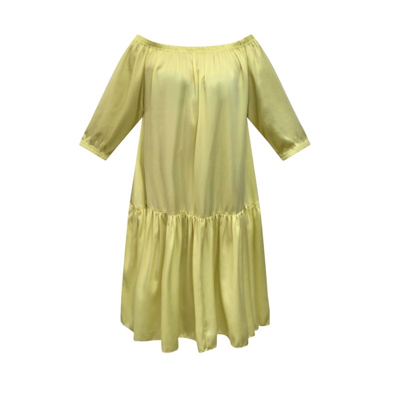 Ausus - Sherbet Yellow Maxi Dress image