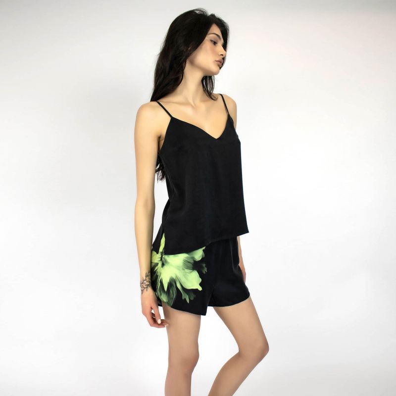 Silk Dreamscape Camisole Black image