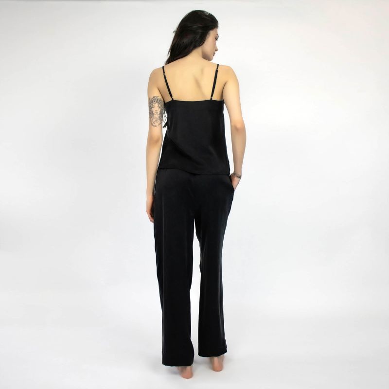 Silk Dreamscape Camisole Black image