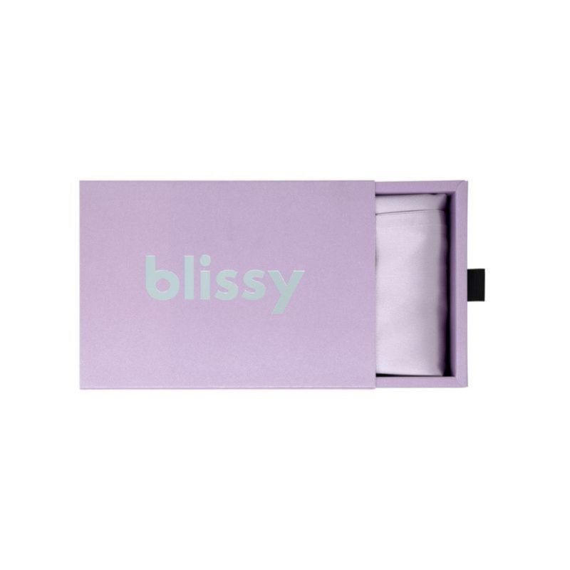 Blissy 100% Mulberry 22-Momme Silk Pillowcase - Lavender - Standard