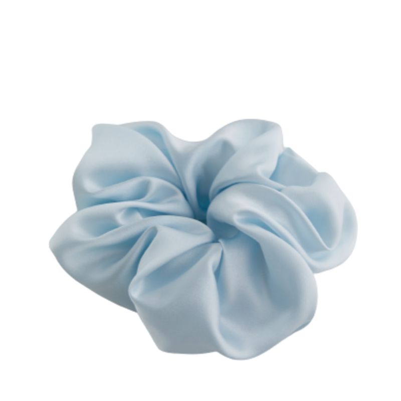 Silk Scrunchie Linda Oversize Blue image