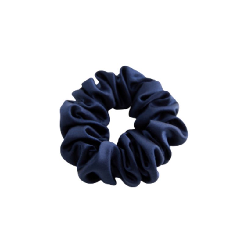 Silk Scrunchie Trish Deep Blue image