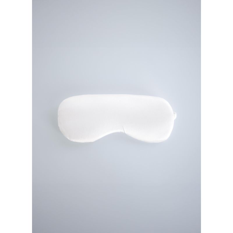 Silk Sleep Mask In Milk White image