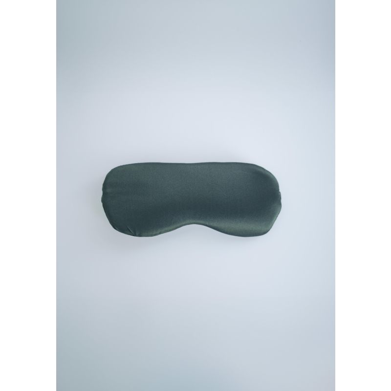 Silk Sleep Mask In Rich Green image