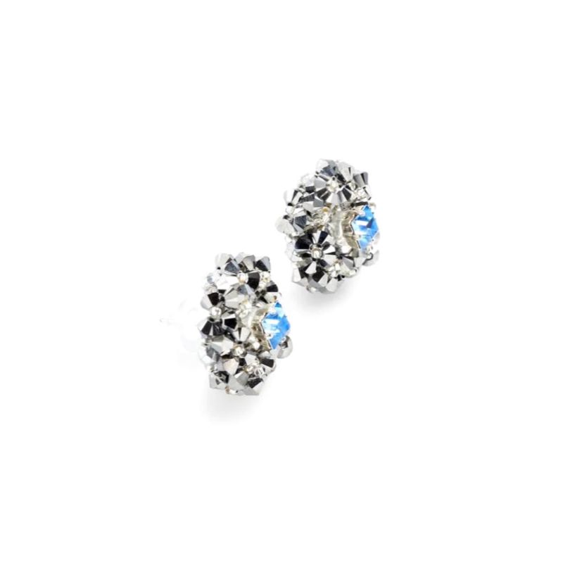 Silver shop bullet earrings