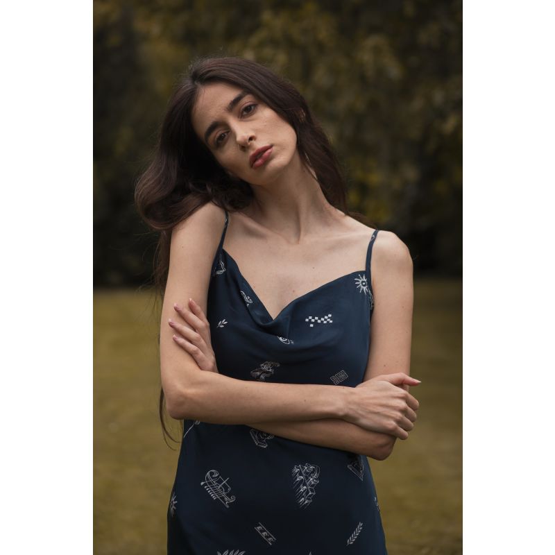 Silver Lining Slip Dress image