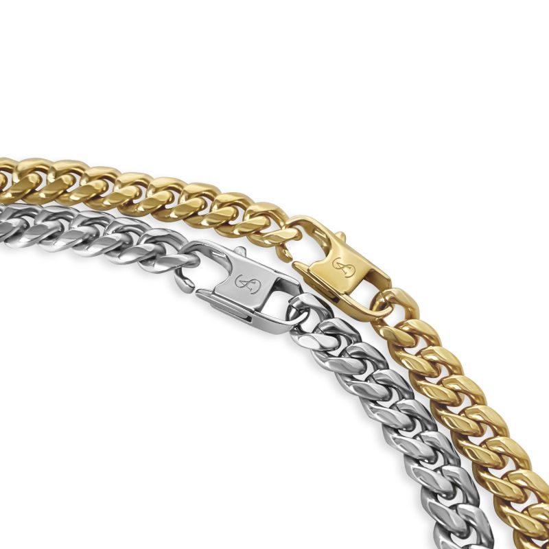 Gold Mini Chain Link Necklace image