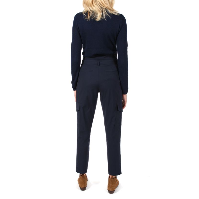 Simeona Navy Blue Tailored Trousers image