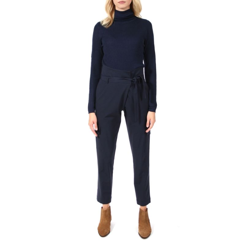 Simeona Navy Blue Tailored Trousers image