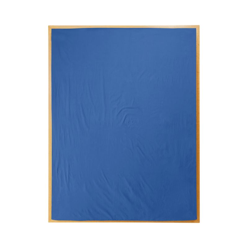 Queen Fitted Sheet In Blue Blue image