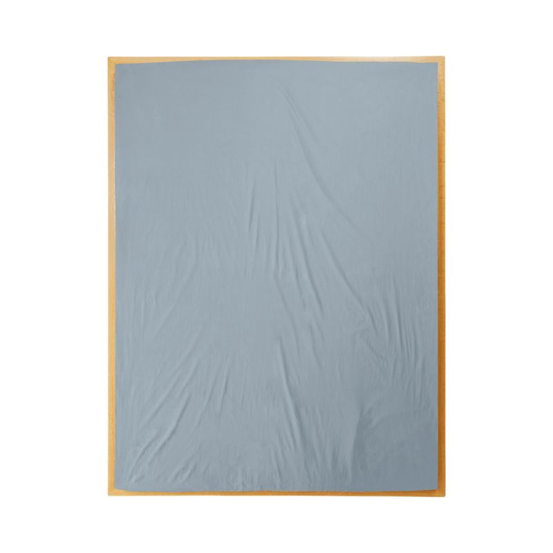 Queen Fitted Sheet In Half Blue image