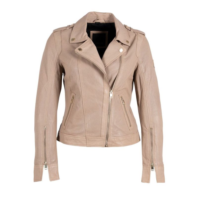 Sinta Rf Leather Jacket, Sand image