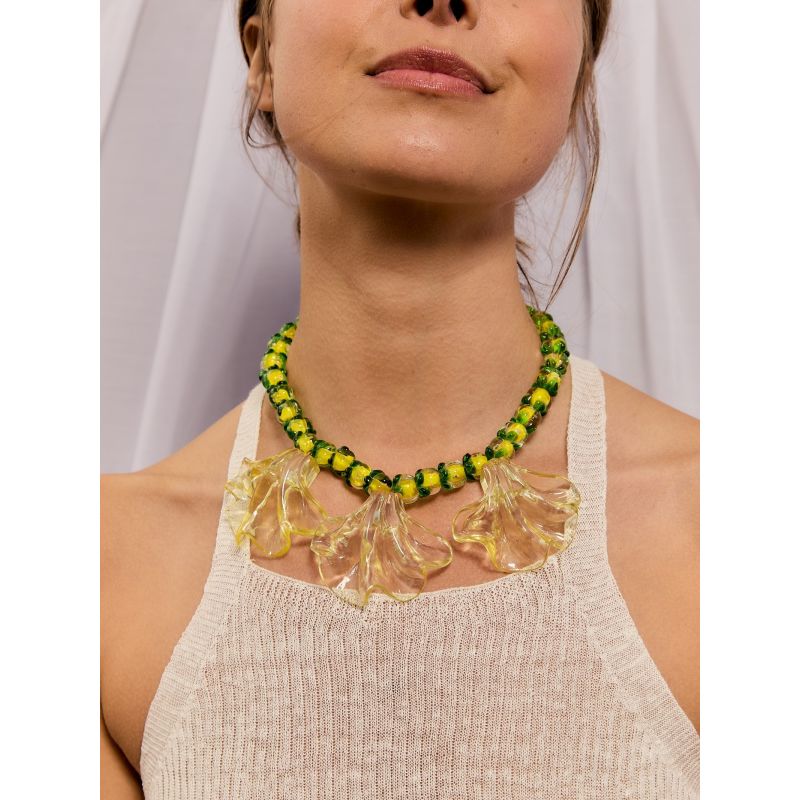 Sirenita Necklace - Yellow image