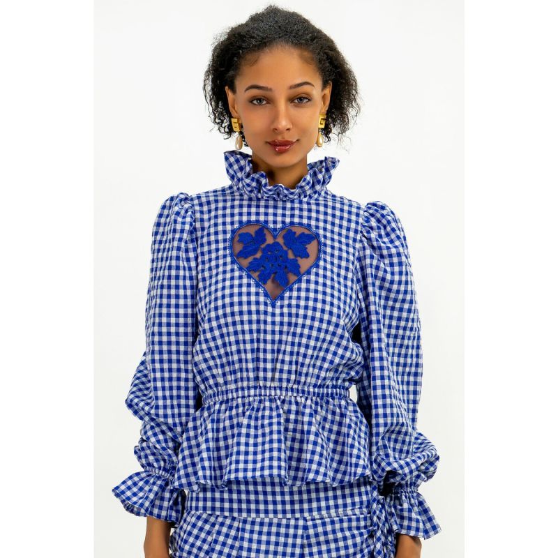 Sirsna Top Gingham image