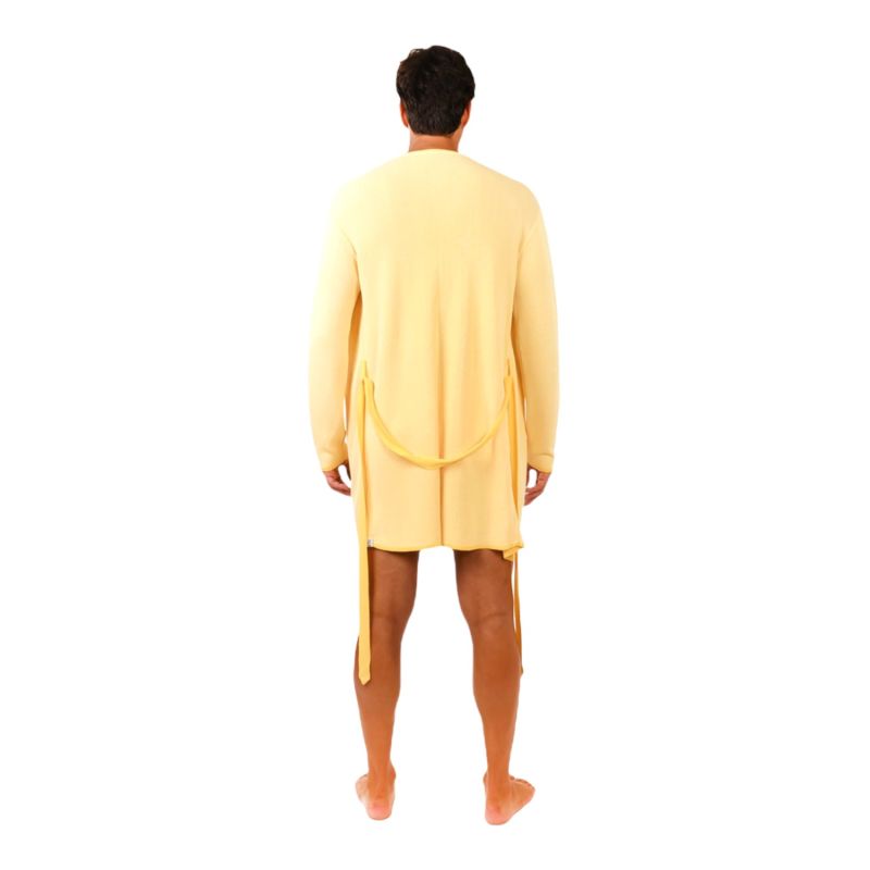 Play Knit Kaftan Robe - Yellow image