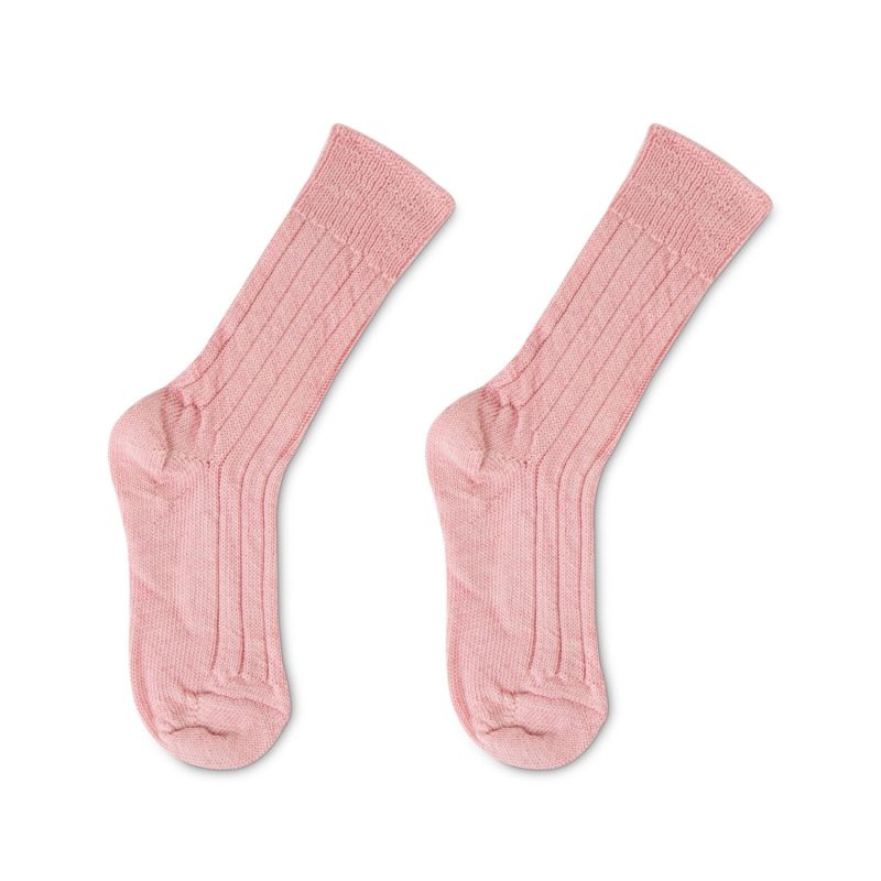 Luxury Lounge Socks In Alpaca - Light Pink image