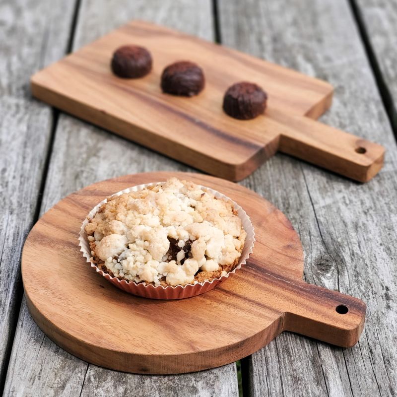 Wooden Round Serving Board - Small image