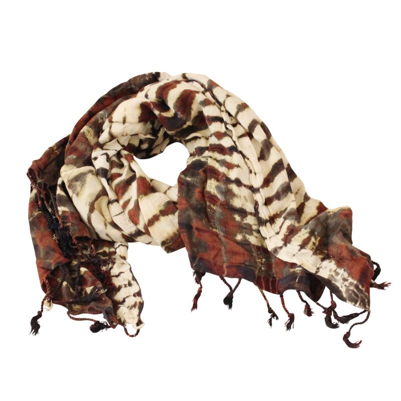 Tiger Queen Handwoven Cotton Scarf image