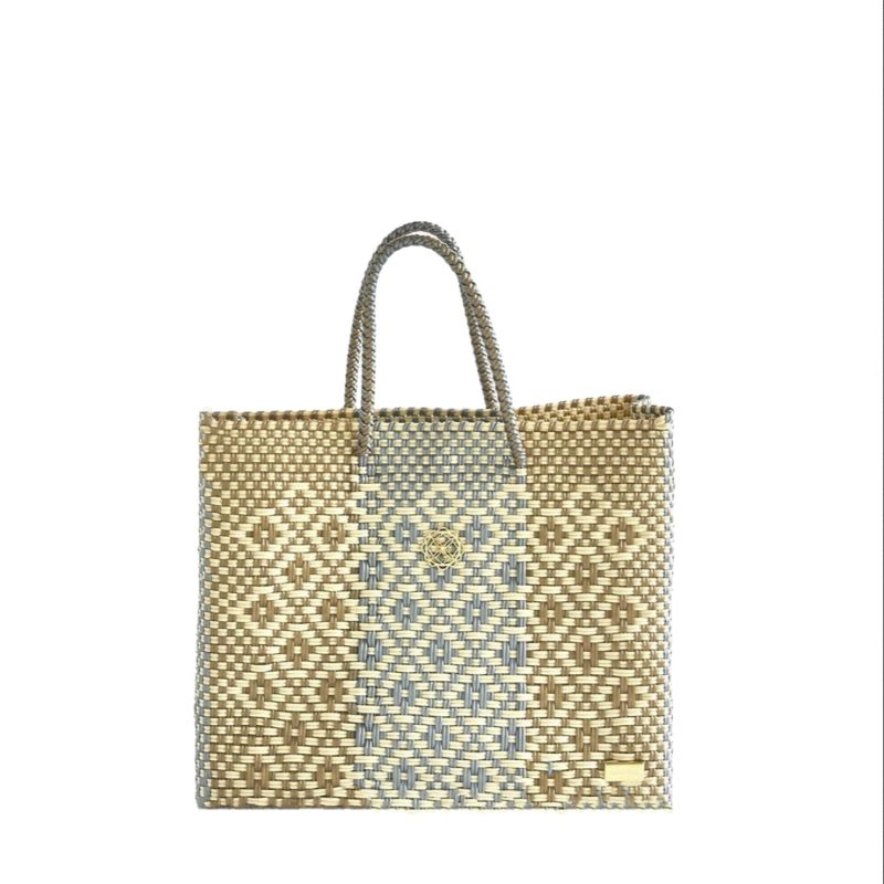 Small Silver Gold Tote Bag image