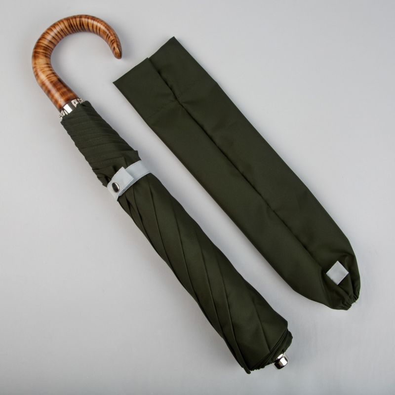 British Folding Umbrella Racing Green/Grey image