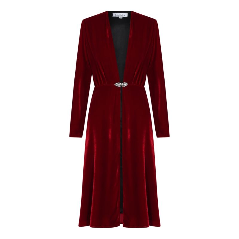 Dulwich Coat Red Velvet image