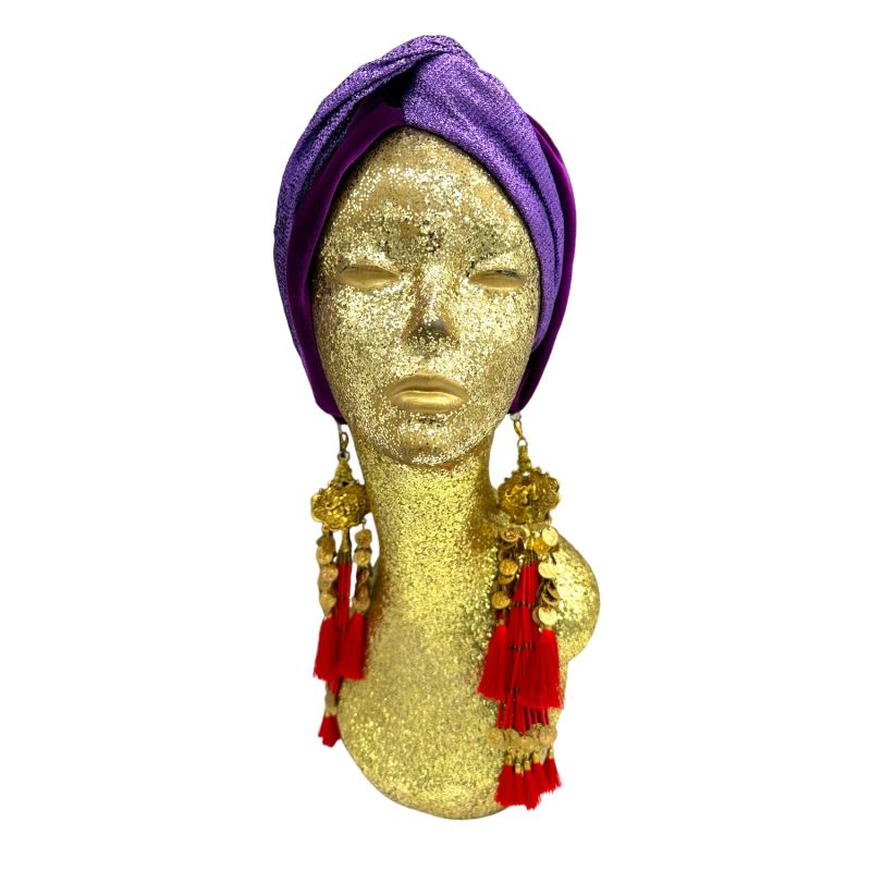 Snazzy Violet Plum Dream Turban Twist image