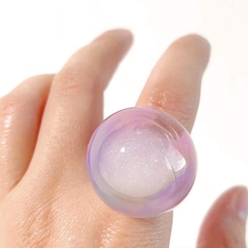 Snow Globe Ring Cotton Candy image