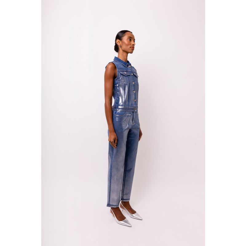 Soho Denim Metallic Gilet image