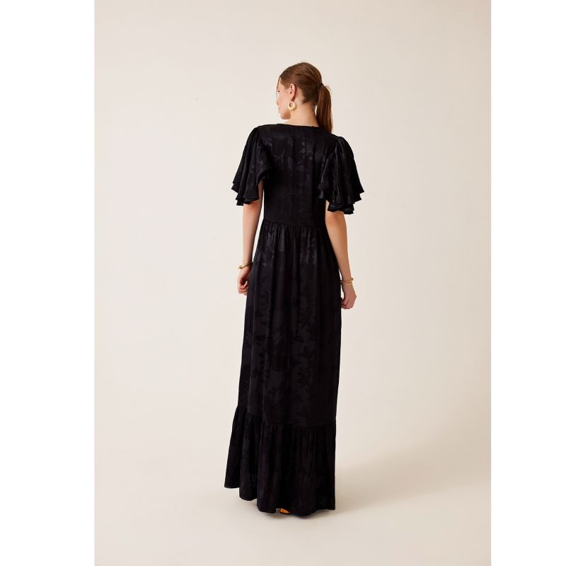 Solana Black Maxi Summer Dress image