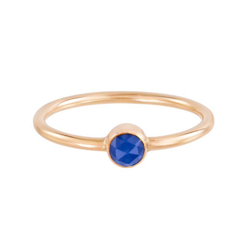 Soli - Lapis Lazuli Solitaire Ring image