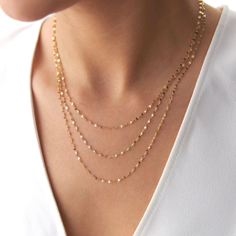 Delicate gold cheap chains