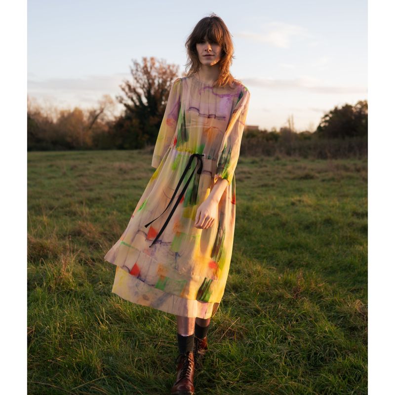 Solstice Silk Dress image