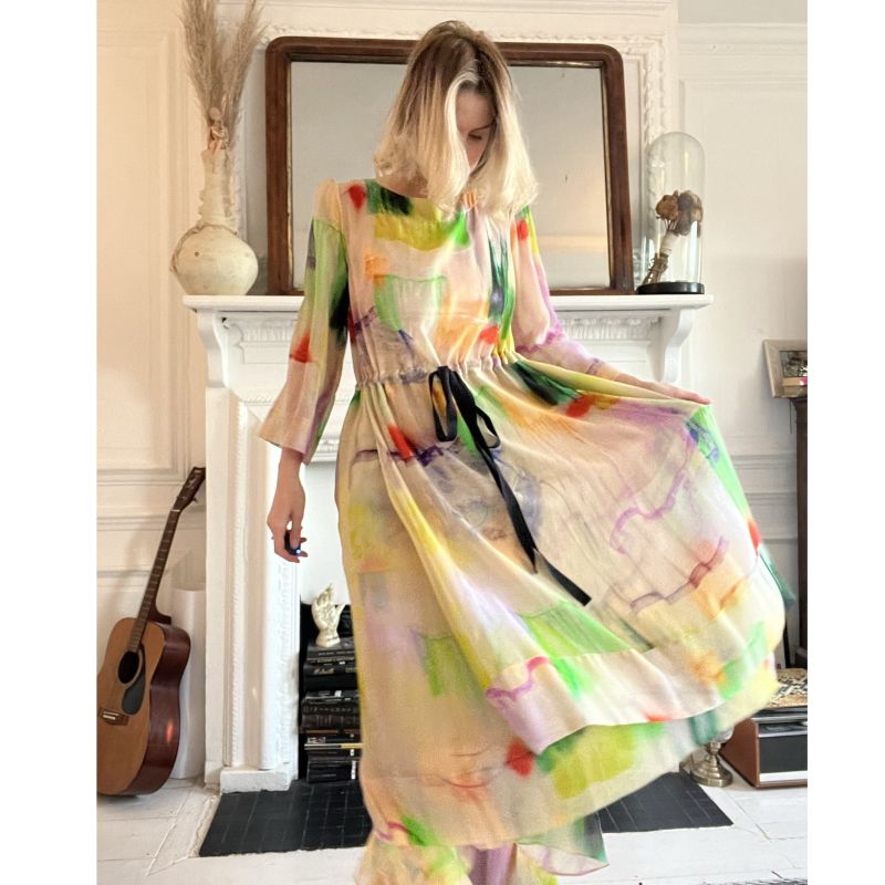 Solstice Silk Dress image